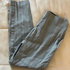a new day Women's Gray Striped Ankle Pants